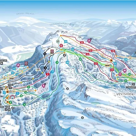 Ski-in-out Pa Kvitfjell