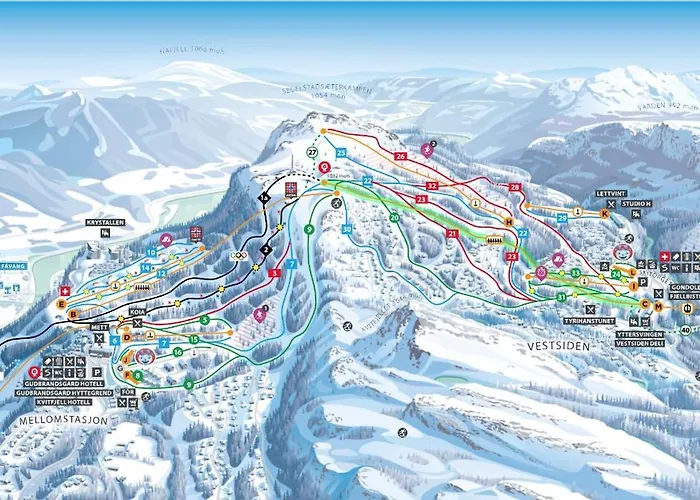 Ski-in-out Pa Kvitfjell